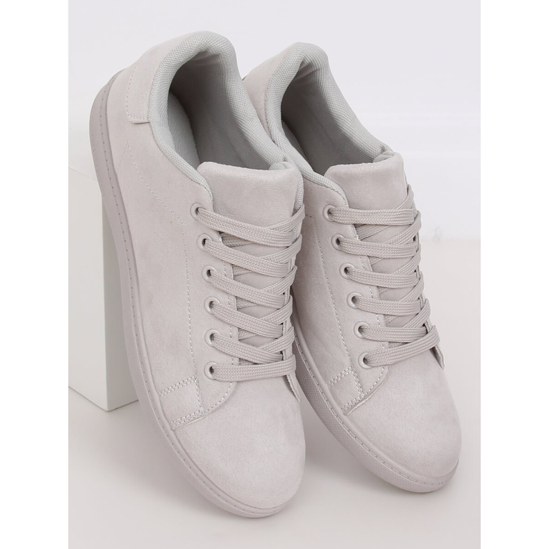 Graue Wildleder graue Damen-Sneakers 6301 2