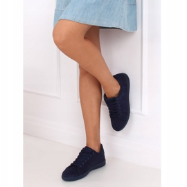 Damen-Sneaker aus Wildleder in Marineblau 6301 2
