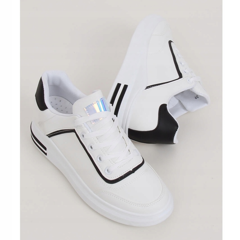 Weiße Damen Sneaker 1239-Y Schwarz 1