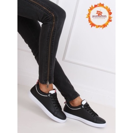 Schwarze Damen Sneaker B0-501 Schwarz 1