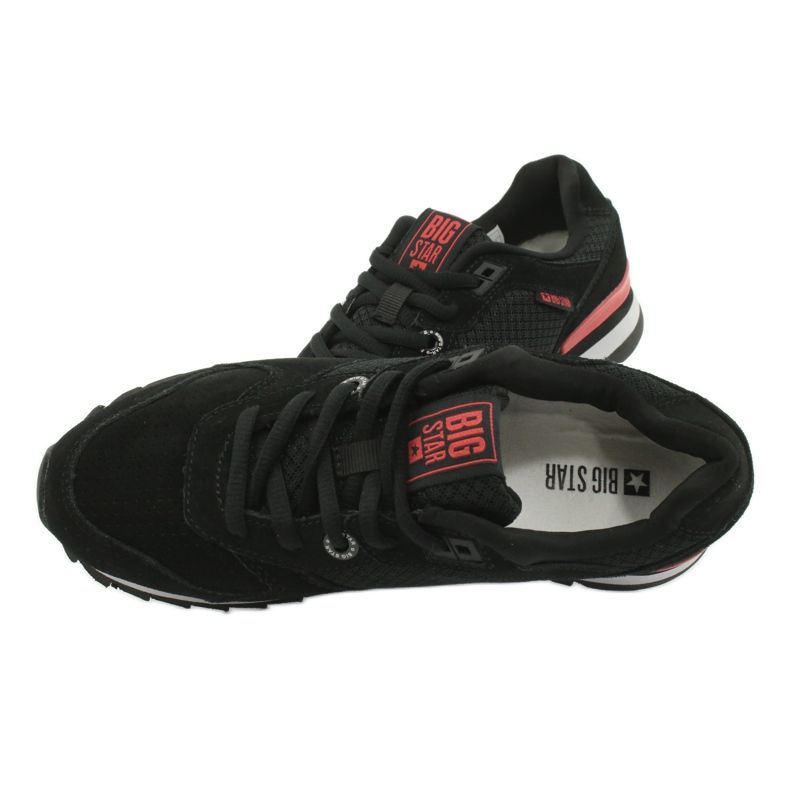Sportschuhe BIG STAR GG274524 schwarz rot 4