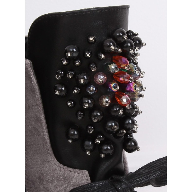 Graue Schnürstiefel Workery Grau NC1062 Grau 2