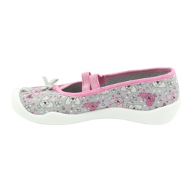 Befado Kinderschuhe 116Y273 rosa grau 1