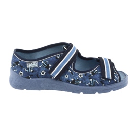 Befado Kinderschuhe 969Y141 weiß navy blau blau 6