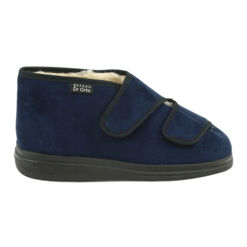 Befado Lammfellschuhe 986D010 marineblau 6