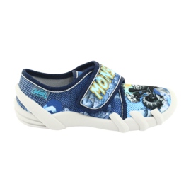 Befado Kinderschuhe 273X271 marineblau blau gelb 6