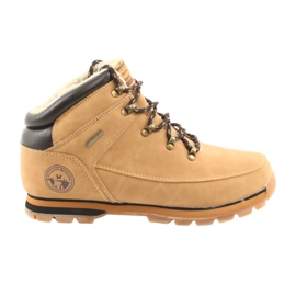 American Club Schnürstiefel ES40 camel braun mehrfarbig 5