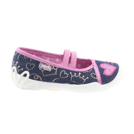Befado Kinderschuhe 116X247 gelb rosa navy blau 7