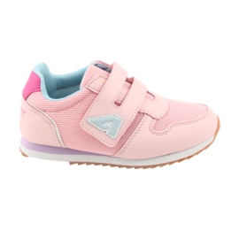American Club Amerikanische Joggingschuhe für Mädchen violett blau rosa 6