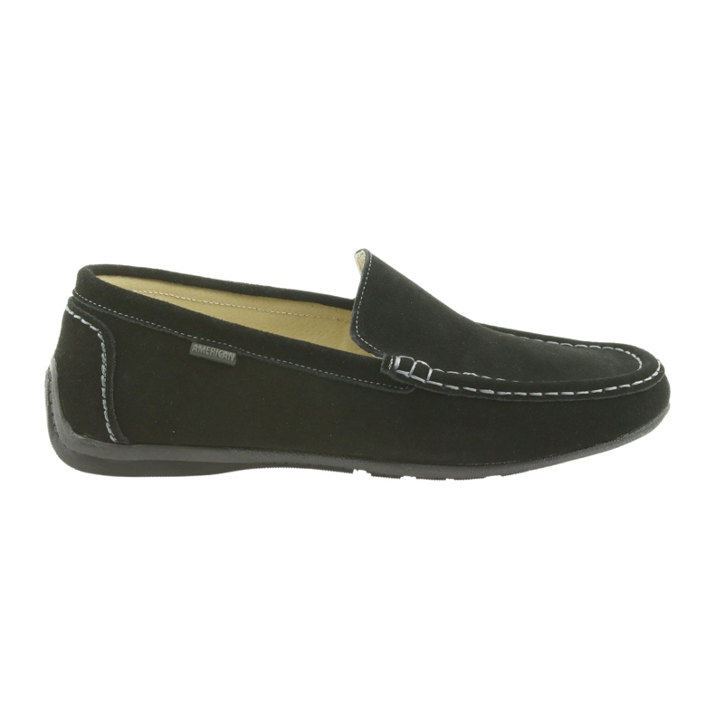 Loafer Herren Lederschuhe American Club 01/2019 schwarz 6