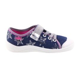 Befado Kinderschuhe Hausschuhe Turnschuhe 251X113 grau rosa navy blau 7