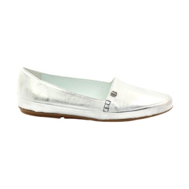 Silberne Damenschuhe Badura 6352 5