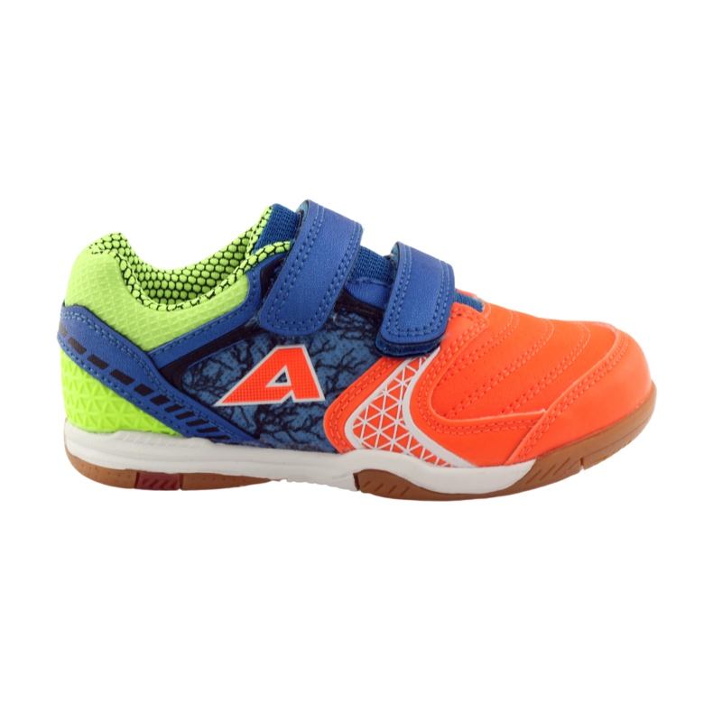 American Club ADI Indoor-Sneaker 170620 orange, blau, grün weiß 5
