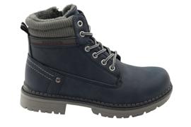 American Club Boots Stiefeletten American 608123 marineblau grau 5
