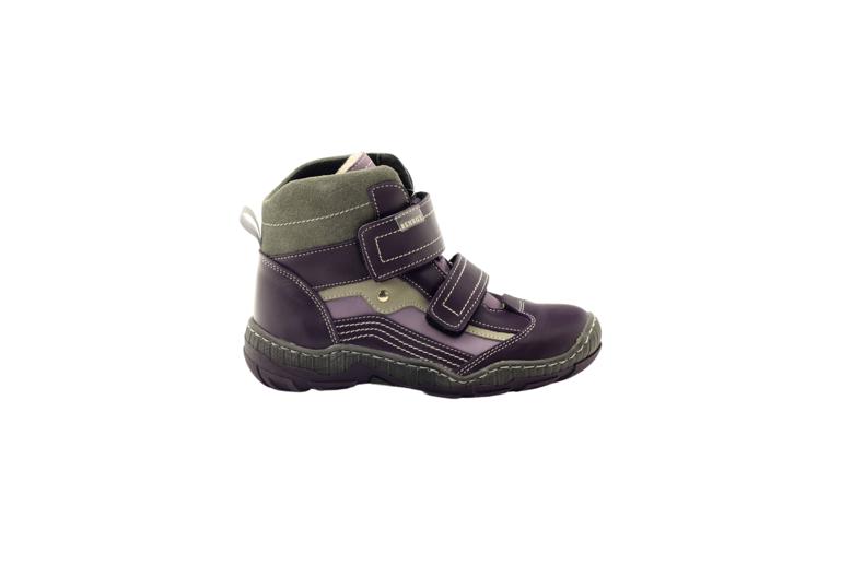 Winterstiefel für Mädchen Ren But 4141 lila grau 5