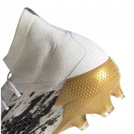 Adidas Predator 20.1 Fg M FW9186 Fußballschuhe schwarz, weiß, schwarz, gold weiß 2