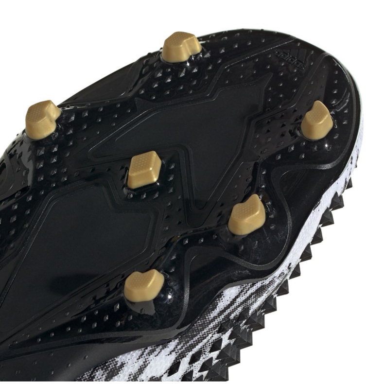 Adidas Predator 20.1 Fg Jr FW9208 Fußballschuhe schwarz, weiß, schwarz, gold weiß 1