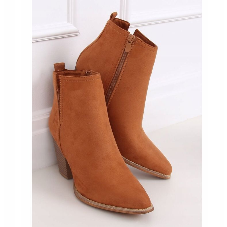 Stiefel mit hohen Absätzen Mandel Camel M397 Camel braun 1