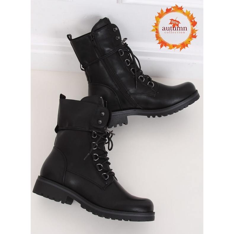Militärstiefel schwarz BZ66017-KB Schwarz 1