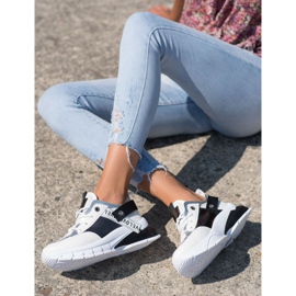 Marquiz Stylische Sneaker weiß schwarz 2