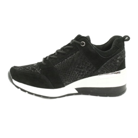 Damen Sportschuhe gebunden Filippo DP1505 / 20 schwarz 1