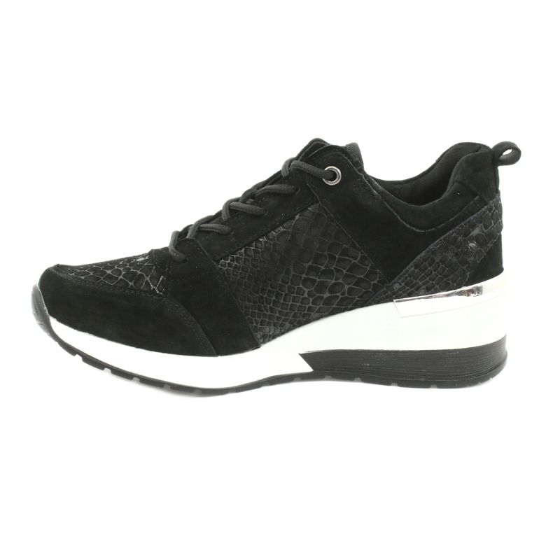 Damen Sportschuhe gebunden Filippo DP1505 / 20 schwarz 1