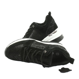 Damen Sportschuhe gebunden Filippo DP1505 / 20 schwarz 4
