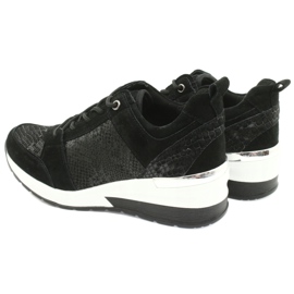 Damen Sportschuhe gebunden Filippo DP1505 / 20 schwarz 5