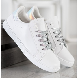 SHELOVET Modische Sportschuhe weiß 2