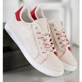 SHELOVET Modische Sportschuhe weiß rot 2