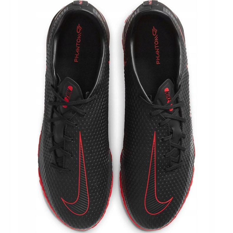 Nike Phantom M Gt Academy Tf CK8470 060 Fußballschuh schwarz rot schwarz 1