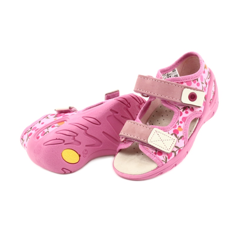 Befado Kinderschuhe PU 065P143 beige rosa 4