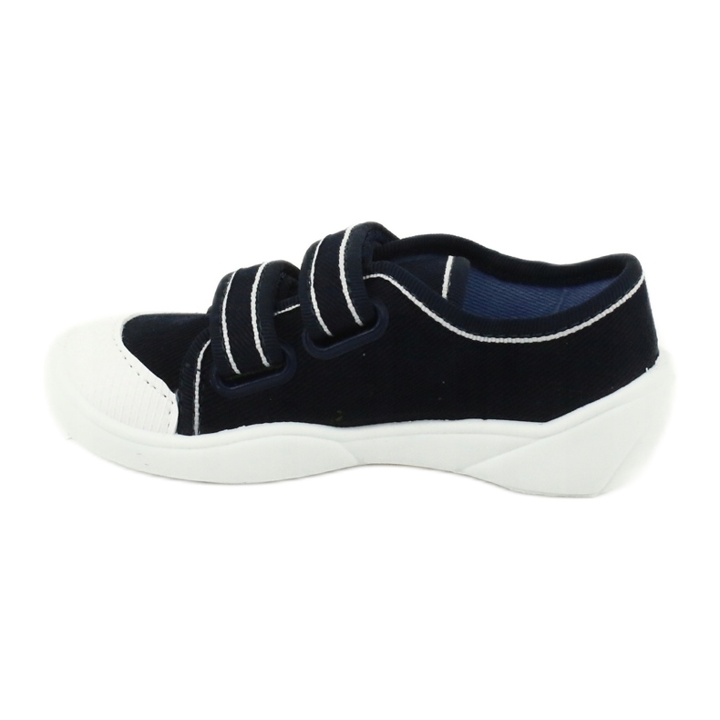 Befado Kinderschuhe 907P118 weiß marineblau 2