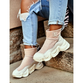 Damen Hohe Sportschuhe Big Star Weiß GG274608 1