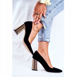 PV3 Damen Pumps Visconi Wildleder Schwarz 7417302/200 2