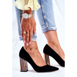 PV3 Damen Pumps Visconi Wildleder Schwarz 7417302/200 1