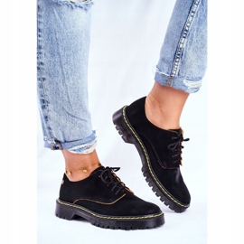 Damen Brogues Oxfords Leder Schwarz Maciejka 04087-01 2