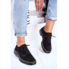 Damen Brogues Oxfords Leder Schwarz Maciejka 04087-01 1