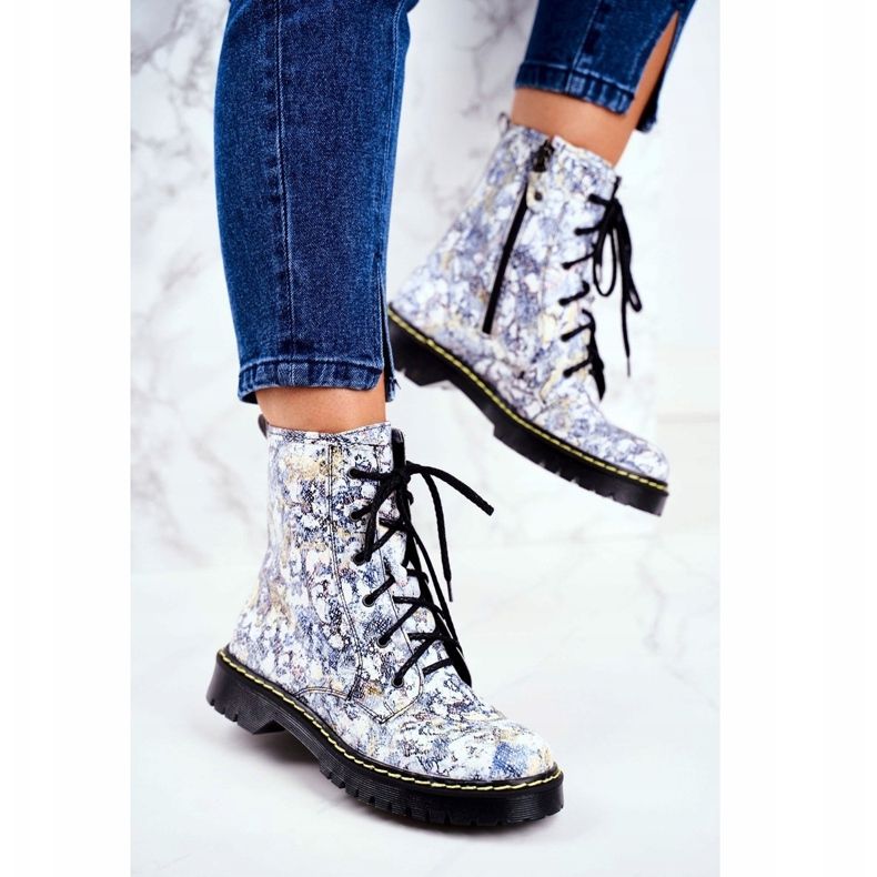 Damenstiefel Glany Workers Maciejka Multicolor 01609-39 / 00-6 mehrfarbig 1