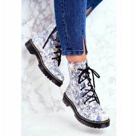 Damenstiefel Glany Workers Maciejka Multicolor 01609-39 / 00-6 mehrfarbig 2