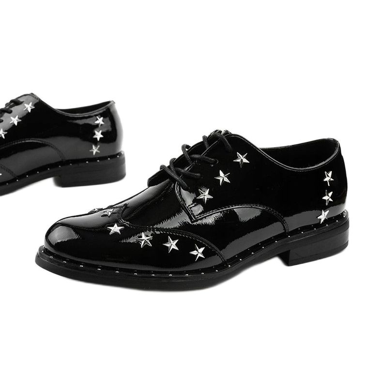 Schwarze Damenschuhe C18-37117 1