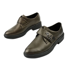 Braune Damenschuhe C18-6391 2