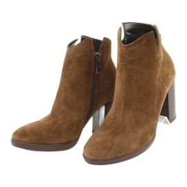 Gamis Wildlederstiefel aus Leder auf der Post 4018 braun 2