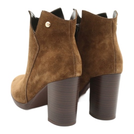 Gamis Wildlederstiefel aus Leder auf der Post 4018 braun 3