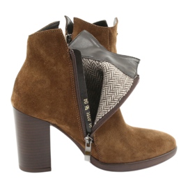 Gamis Wildlederstiefel aus Leder auf der Post 4018 braun 4