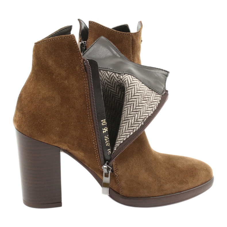 Gamis Wildlederstiefel aus Leder auf der Post 4018 braun 4