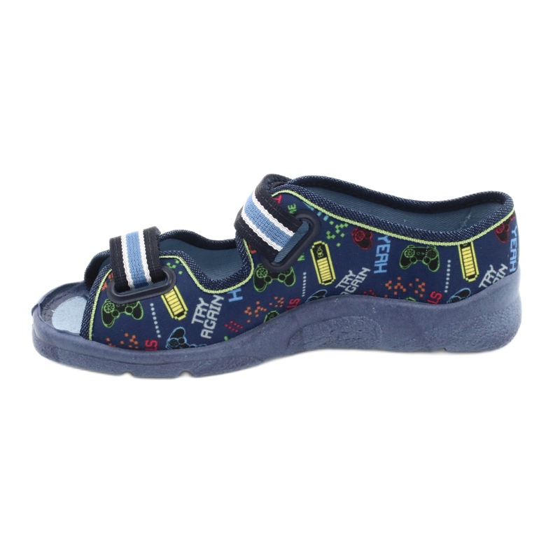Befado Kinderschuhe 969Y161 marineblau mehrfarbig 2