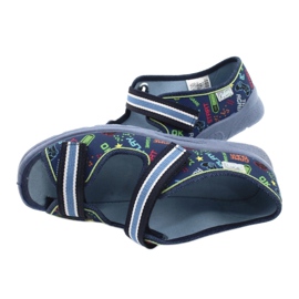 Befado Kinderschuhe 969Y161 marineblau mehrfarbig 5
