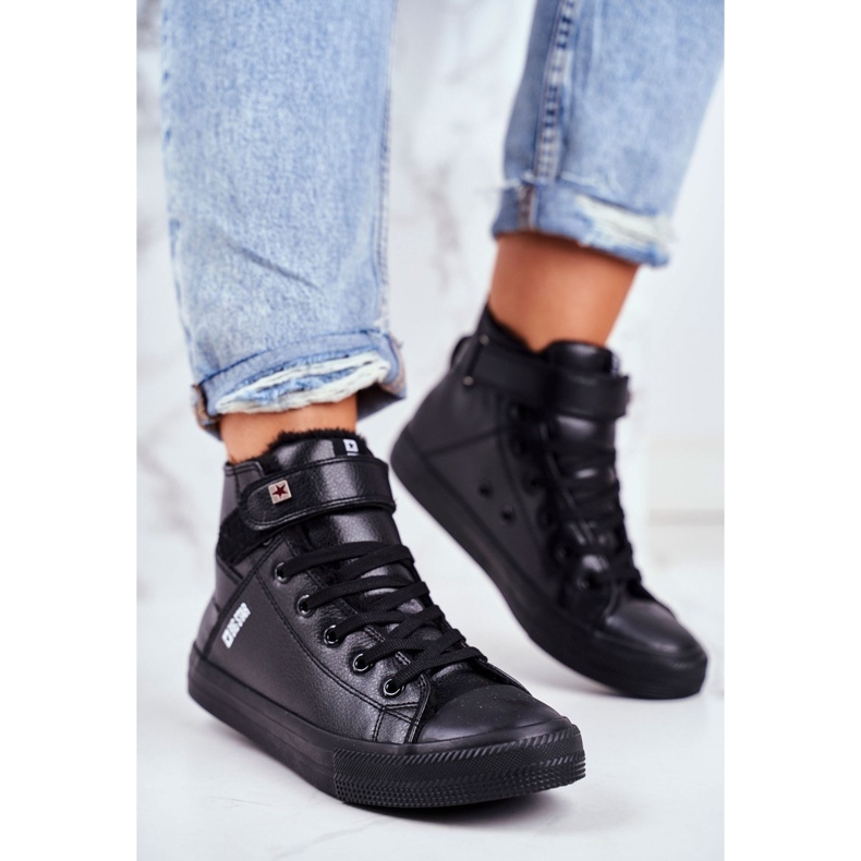 Damen Sneaker Big Star Warm Schwarz V274542FW 1