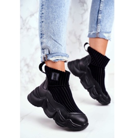 Damen High Sportschuhe Big Star Schwarz GG274607 1